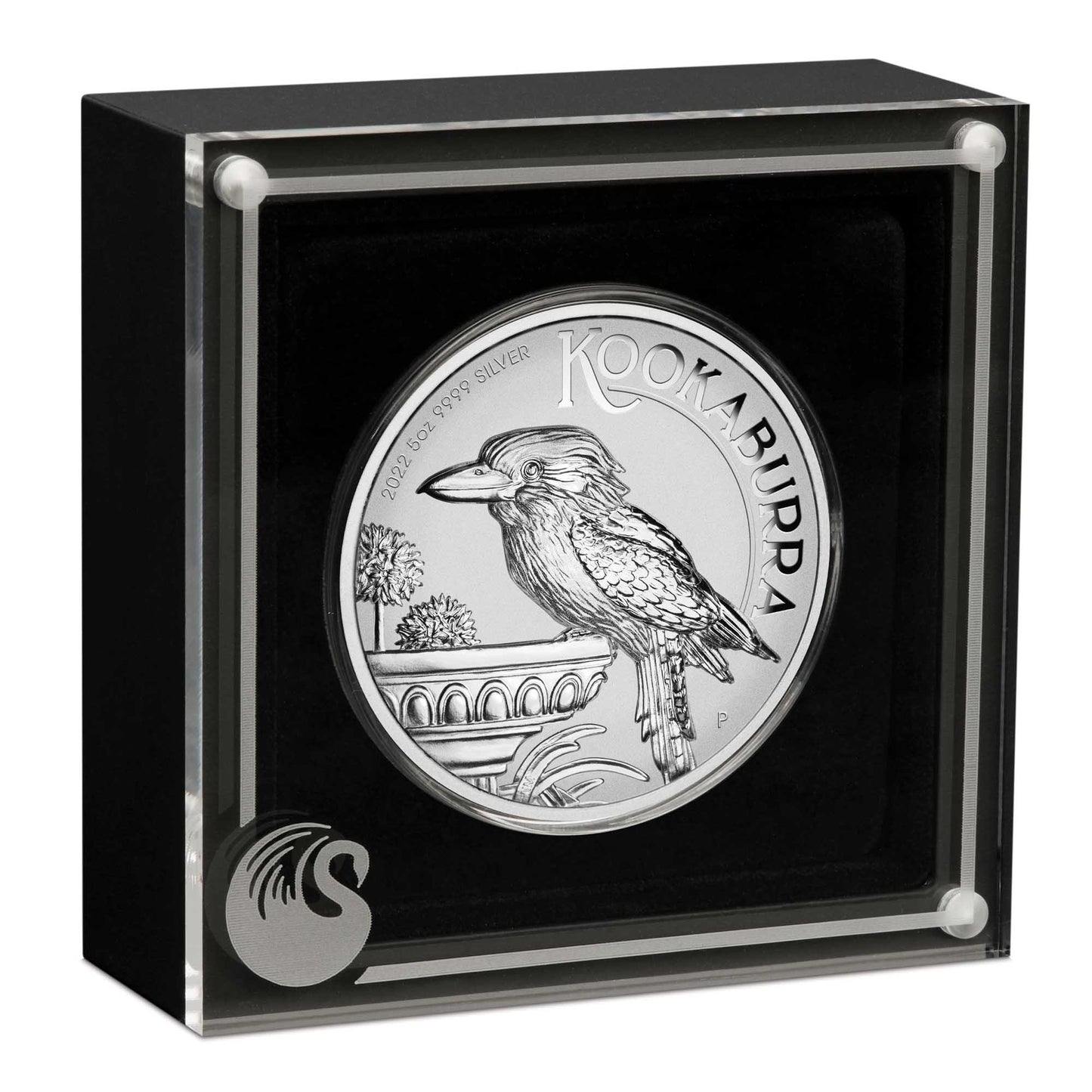 2022 PerthMint Australian Kookaburra 5oz Silver Incused Coin