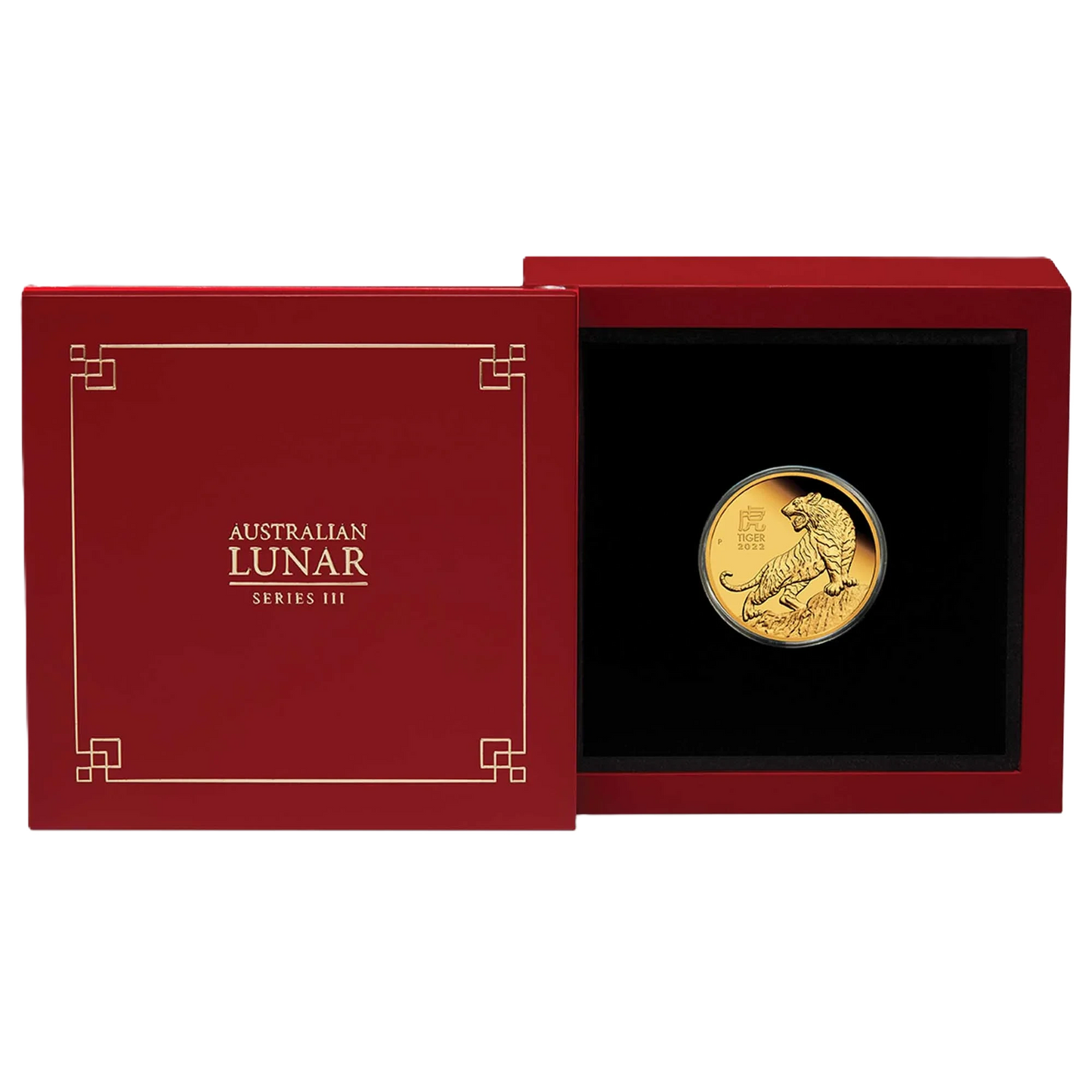 2022 Australian Lunar Series III Year of the Tiger 1/4oz Gold Proof Coin