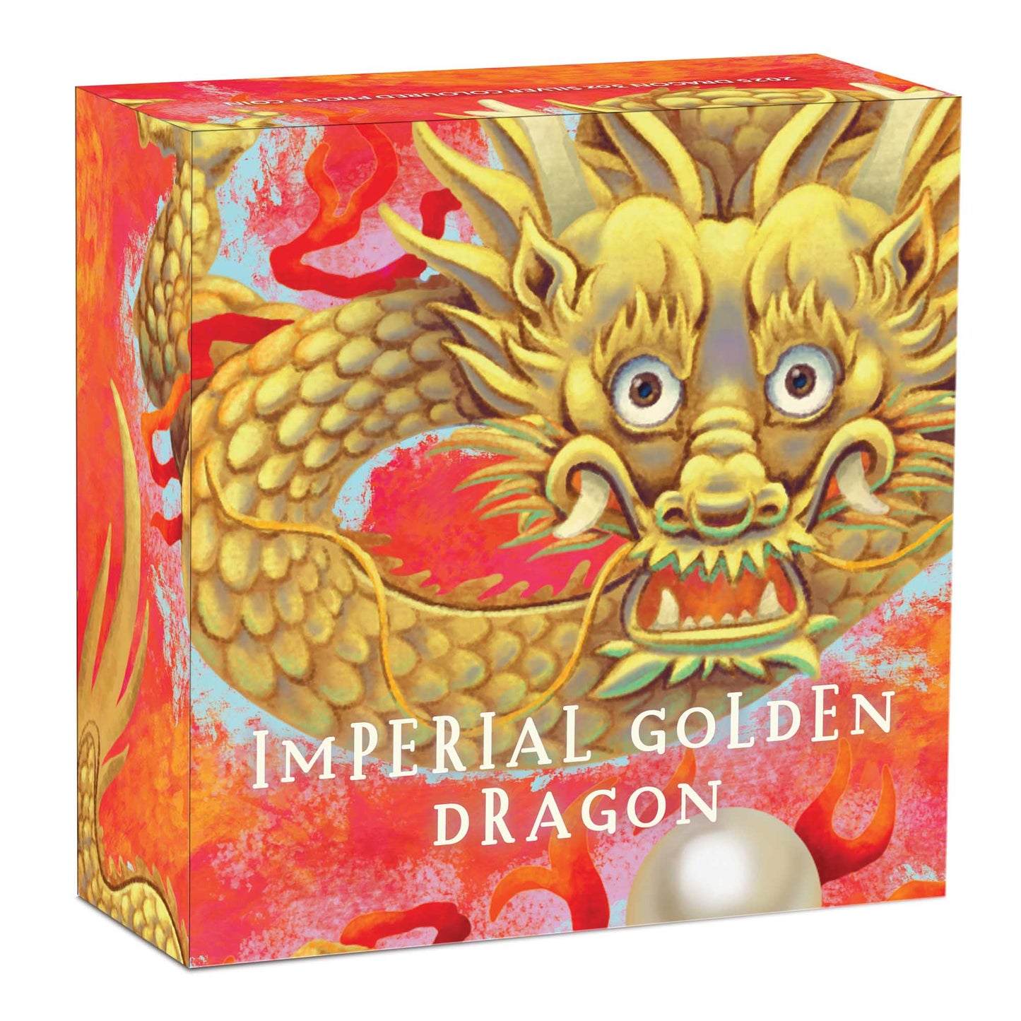 2025 Imperial Golden Dragon 3oz Silver Proof Coloured Coin