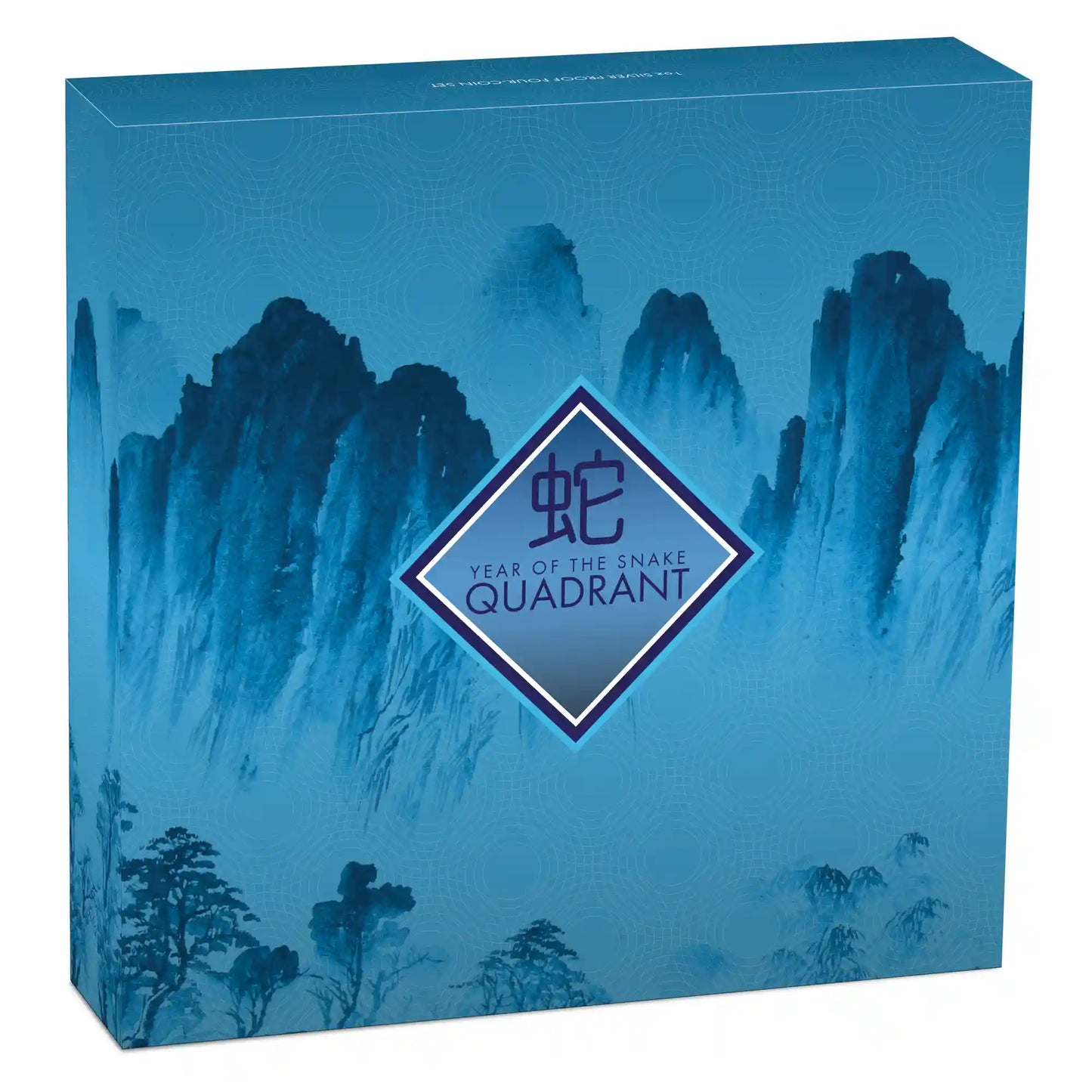 2025 Perth Mint Lunar Snake Quadrant 1oz Silver Proof Coloured Four-Coin Set