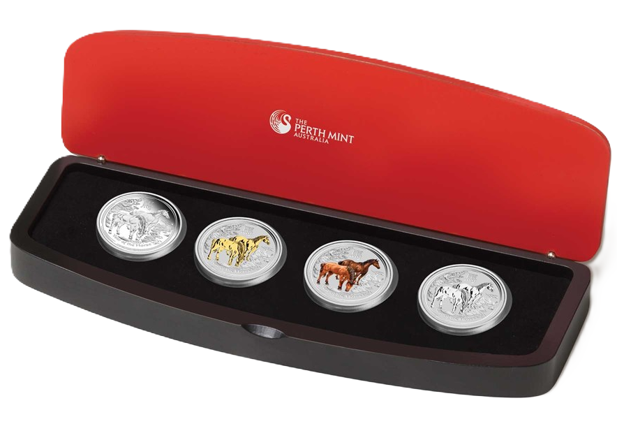 2014 PerthMint Australian Lunar Series II Year of the Horse Typeset Collection