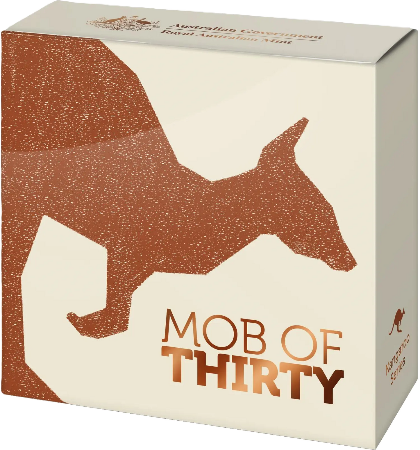 2023 Royal Australian Mint Kangaroo Series 30th Anni Mob of Thirty $1 1oz c mintmark Silver Proof Coin in Box