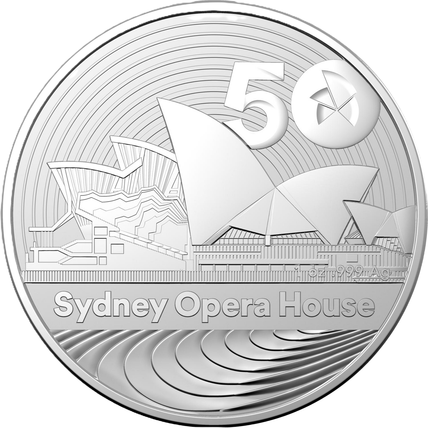 2023 Royal Australian Mint Sydney Opera House 50th anniversary Silver Bu Coin