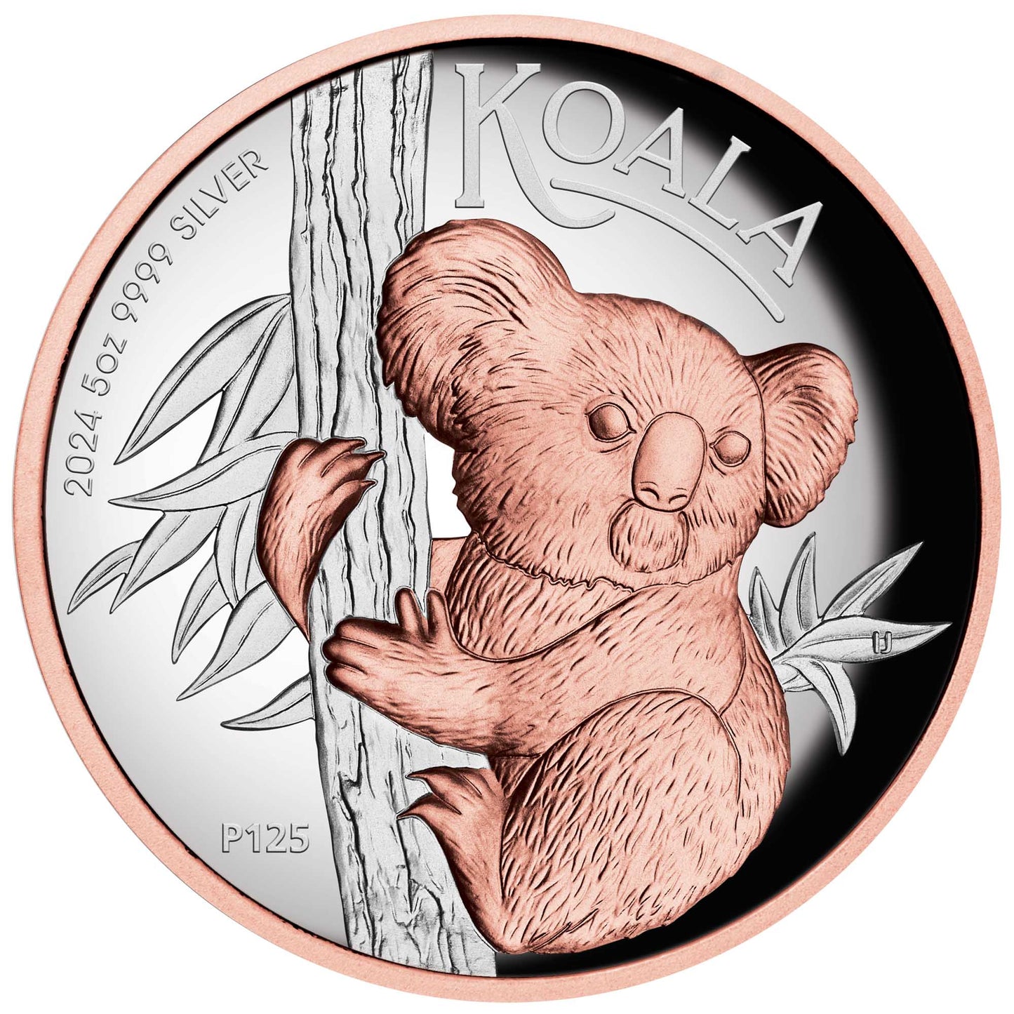 2024 Australian Koala 5oz Silver Proof High Relief Gilded Coin
