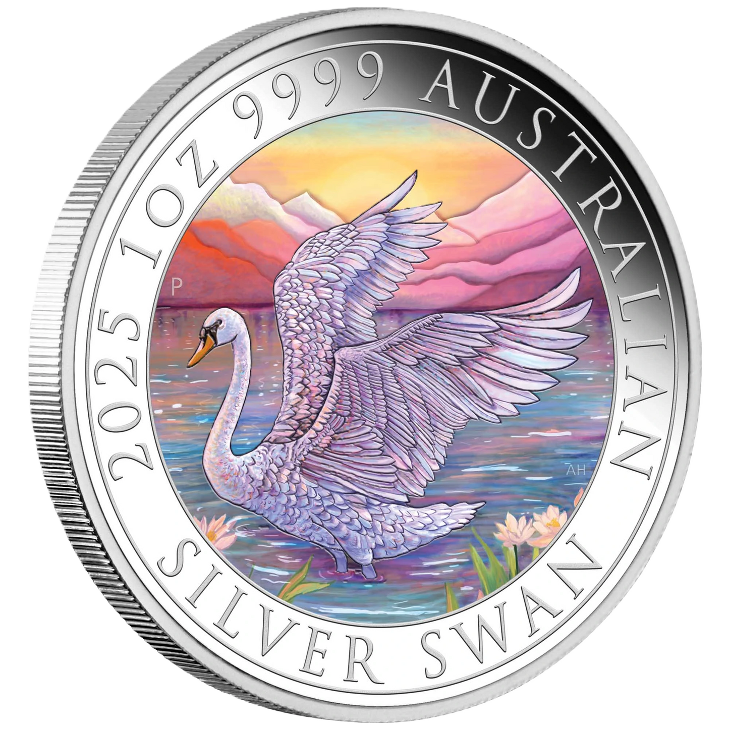 2025 Australian Swan 1oz Silver Coloured Coin