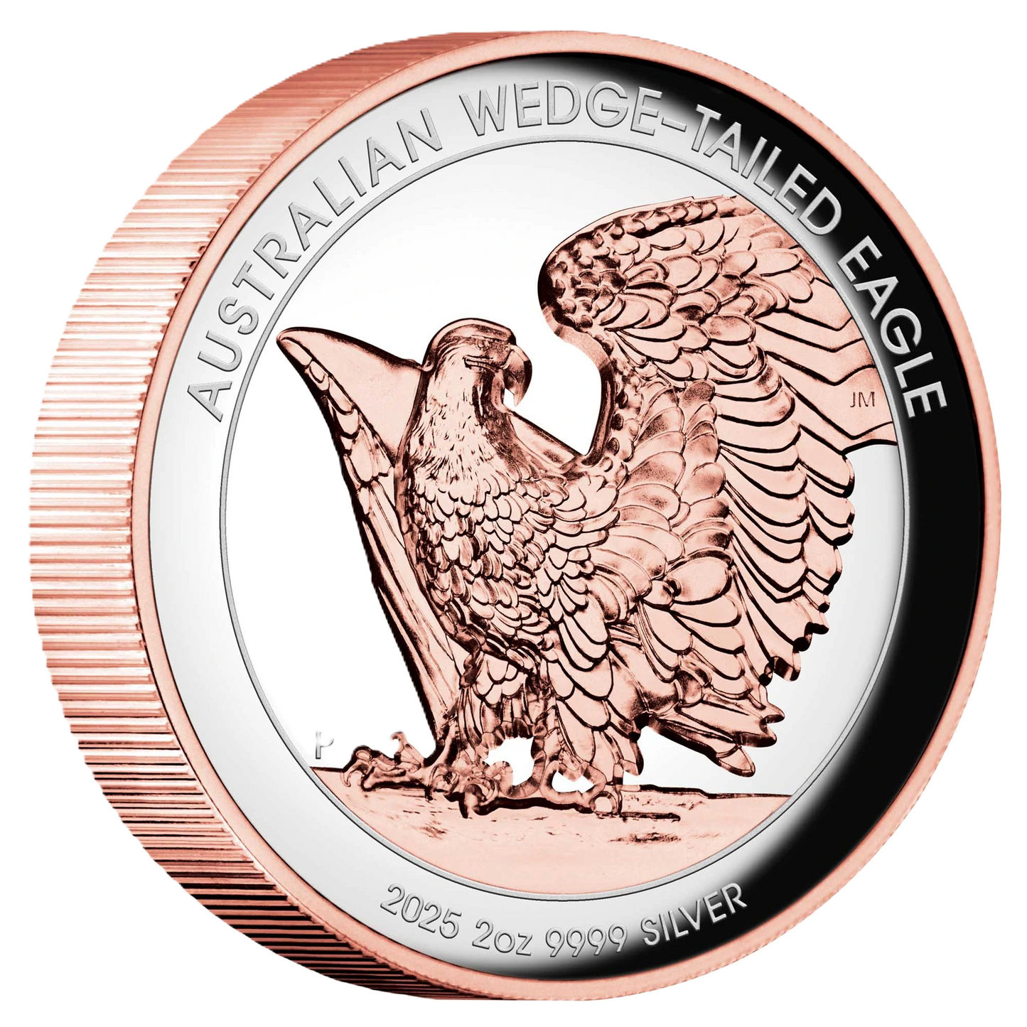 2025 Australian Wedge-tailed Eagle 2oz Silver Proof Ultra High Relief Gilded Coin