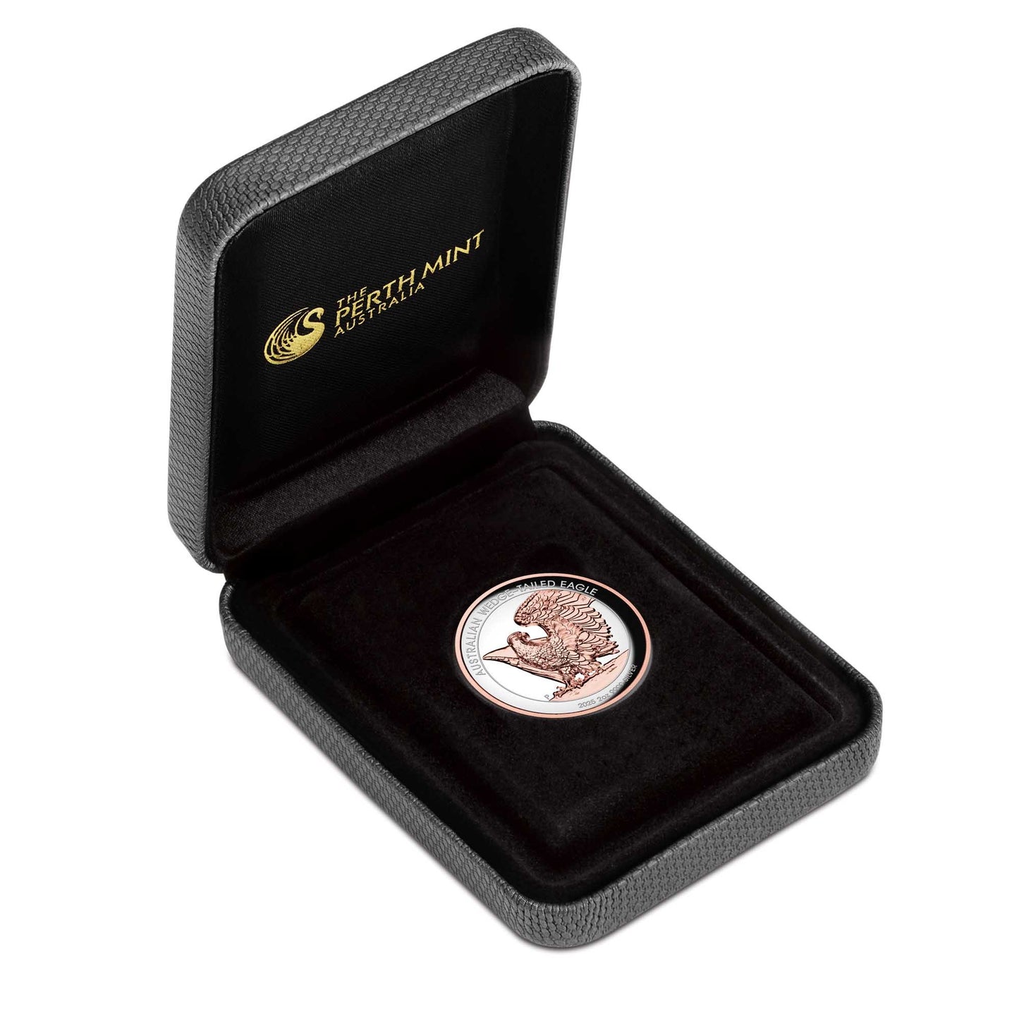 2025 Australian Wedge-tailed Eagle 2oz Silver Proof Ultra High Relief Gilded Coin