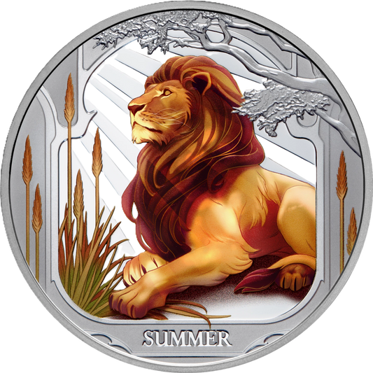 2025 NIUE Seasons Summer $1 1oz Silver Proof Coin