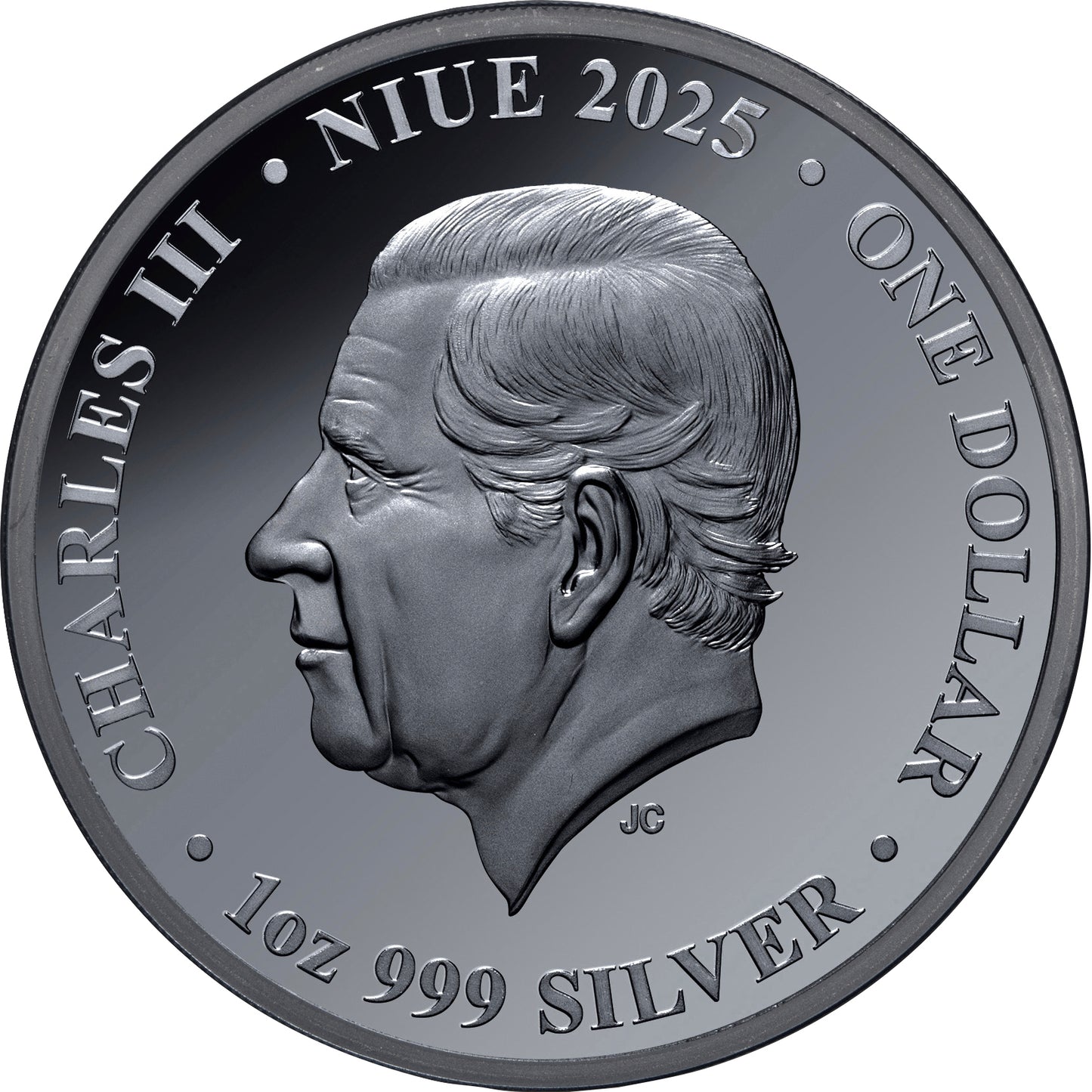 2025 NIUE Titanic $1 1oz Silver Black Proof Coin