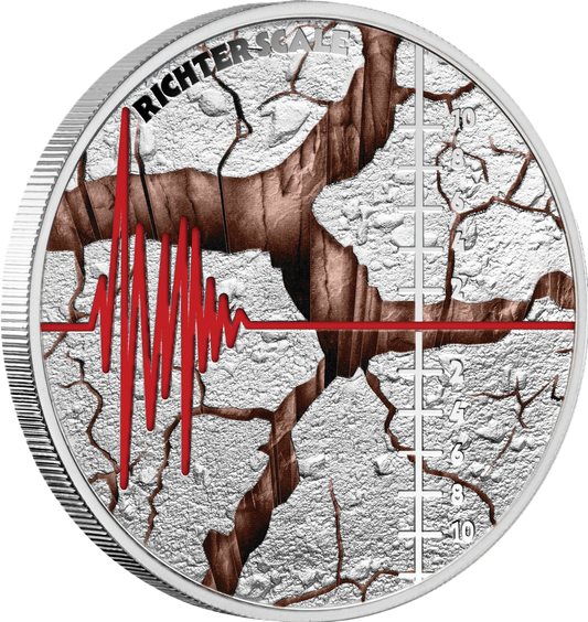 2025 Richter Scale 90th Anniversary $1 1oz Silver Proof Coin