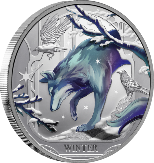 2025  Seasons Winter $1 1oz Silver Proof Coin