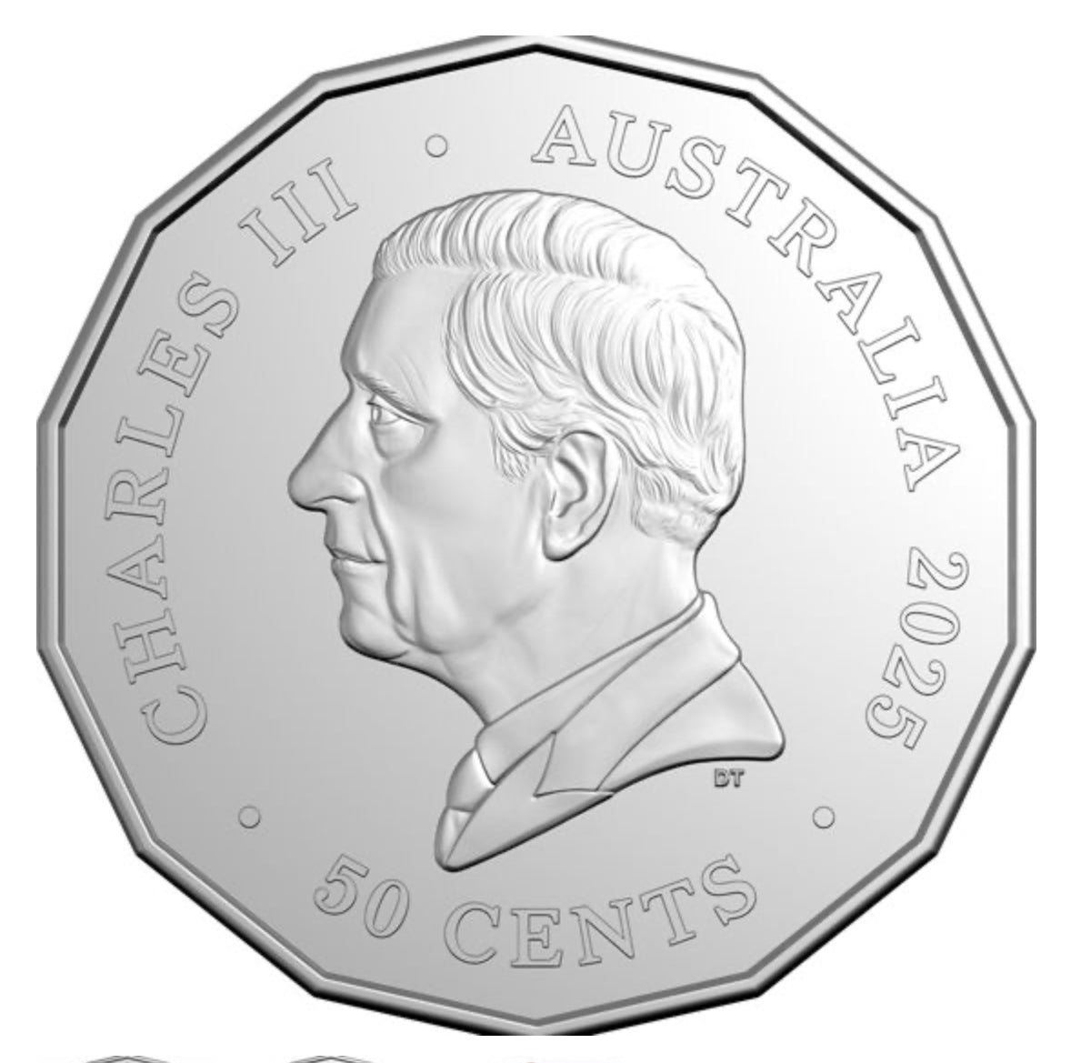 2025 RAM 50c Tetradecagon Lunar Year Of The Snake Unc Coin