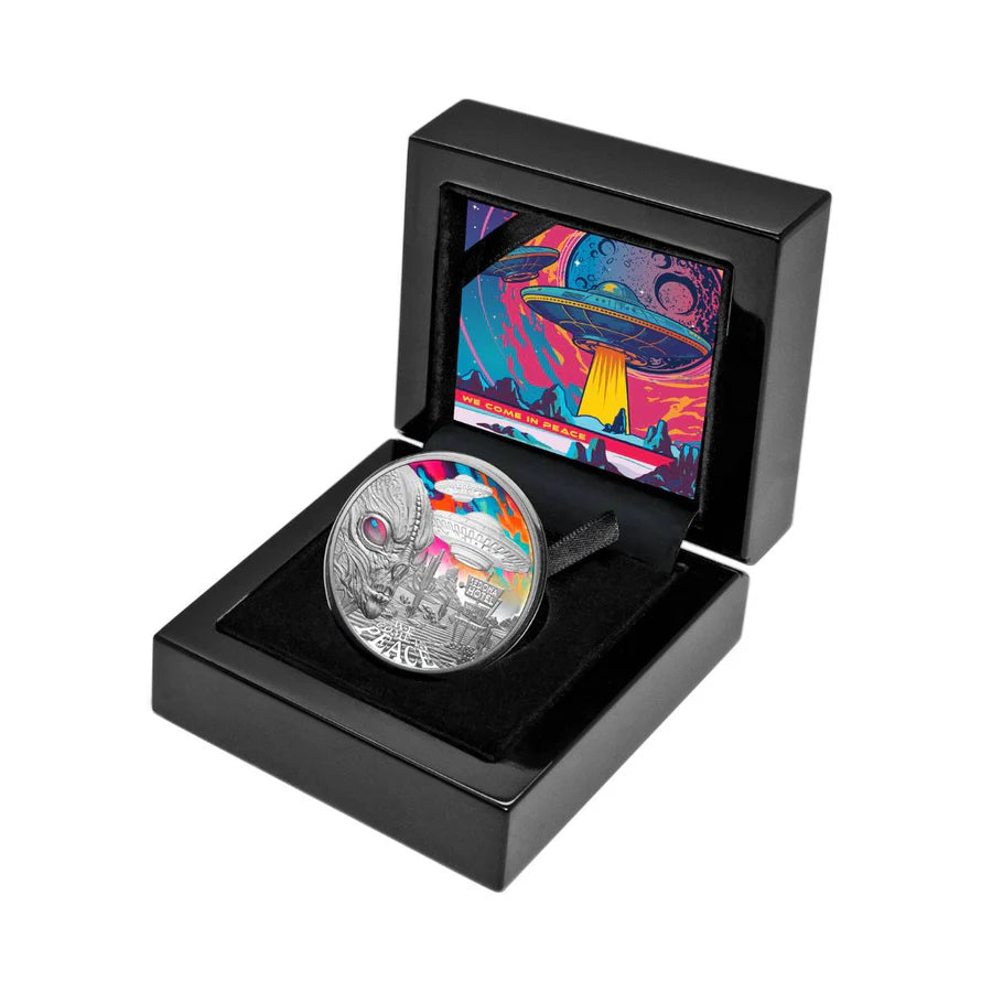 2024 NIUE Alien Encounters $1 1oz Silver Proof Coin