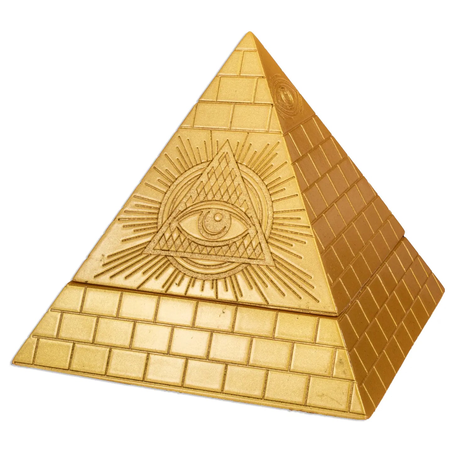 2023 Barbados Eye of Providence Pyramid 5oz Antiqued Silver Coin