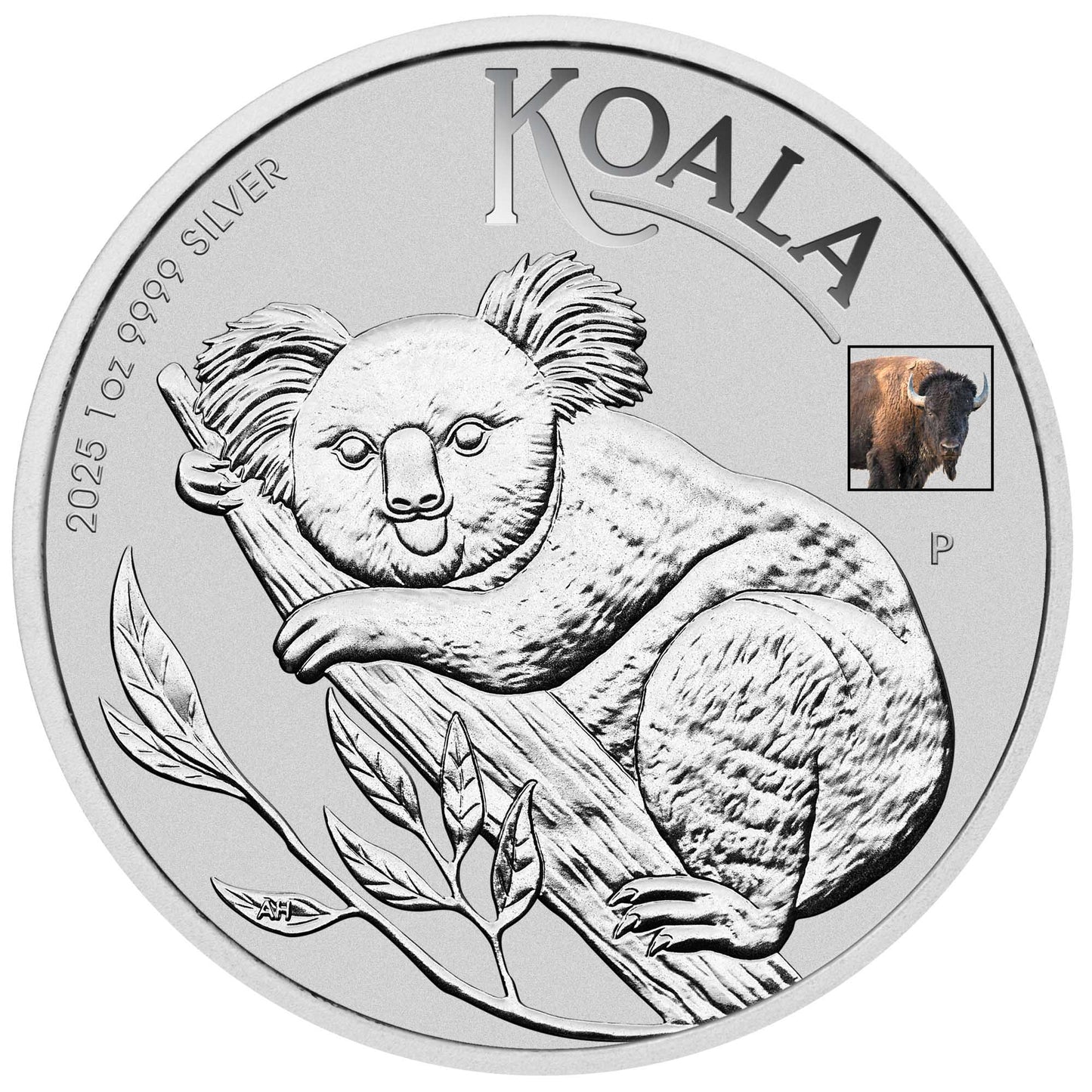 2025 ANA World's Fair Australian Koala 1oz Silver Coin with Bison Privy Mark