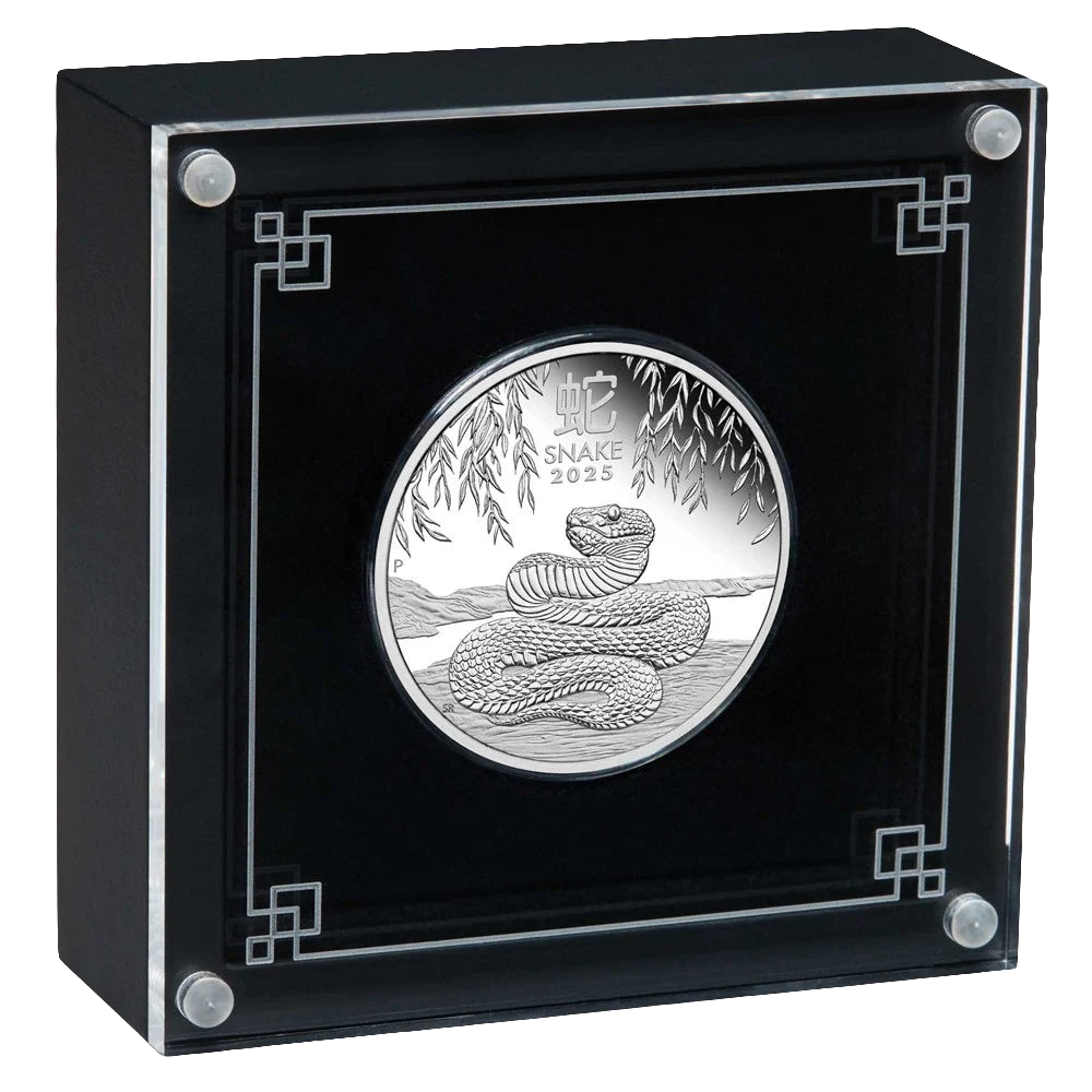 2025 Australian Lunar Series III Year of the Snake 1oz Silver Proof Coin