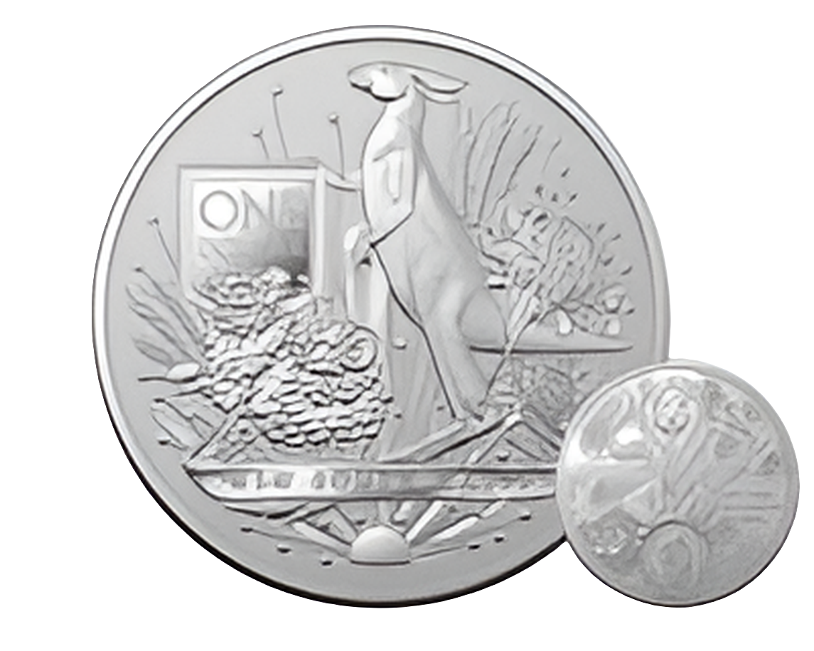 2022 $1 RAM Coat of Arms - New South Wales 1oz Silver Investment Coin in Capsule