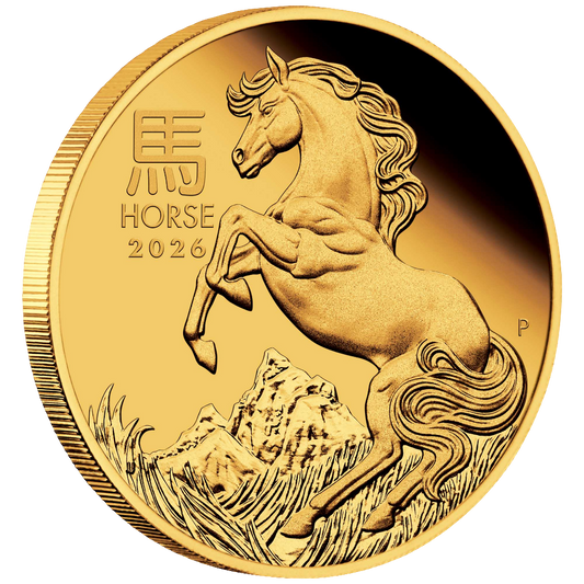 2026 Australian Lunar Series III Year of the Horse 1/10oz Gold Proof Coin