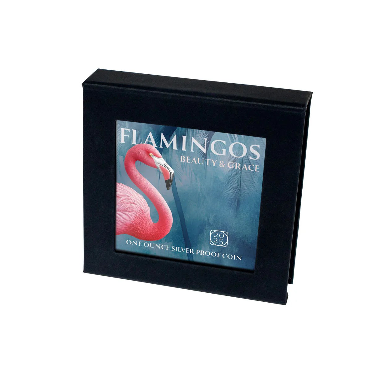 2025 NIUE Pink Flamingo $1 Rose Gold-plated 1oz Silver Proof Coin