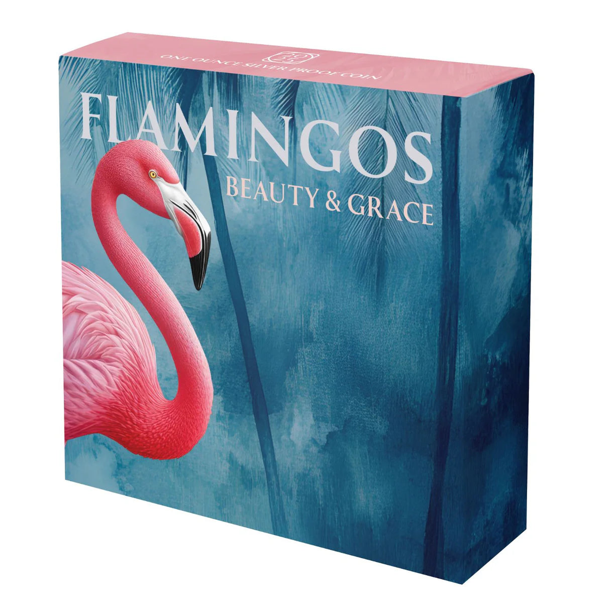 2025 NIUE Pink Flamingo $1 Rose Gold-plated 1oz Silver Proof Coin
