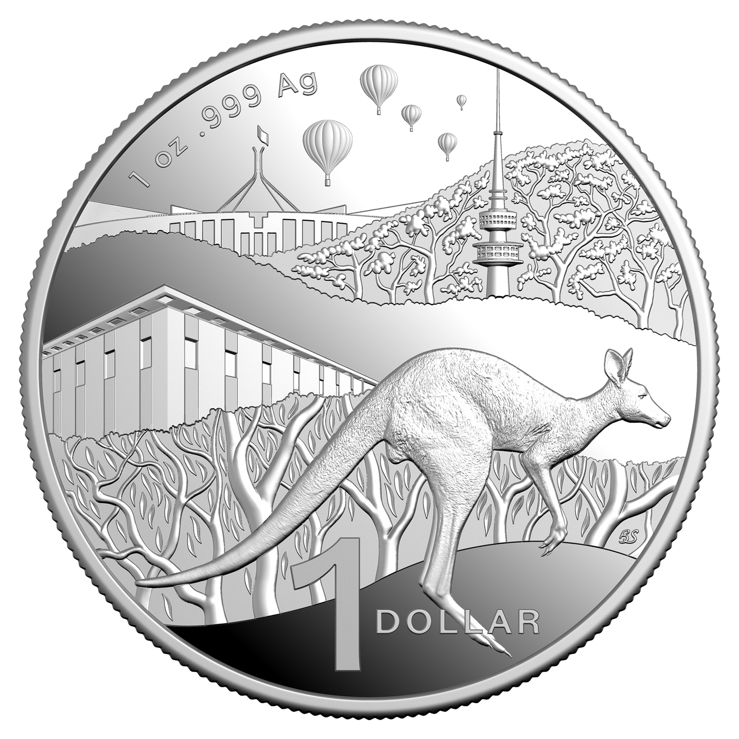 2025 RAM - Kangaroo Series - 1oz Silver Proof Coin