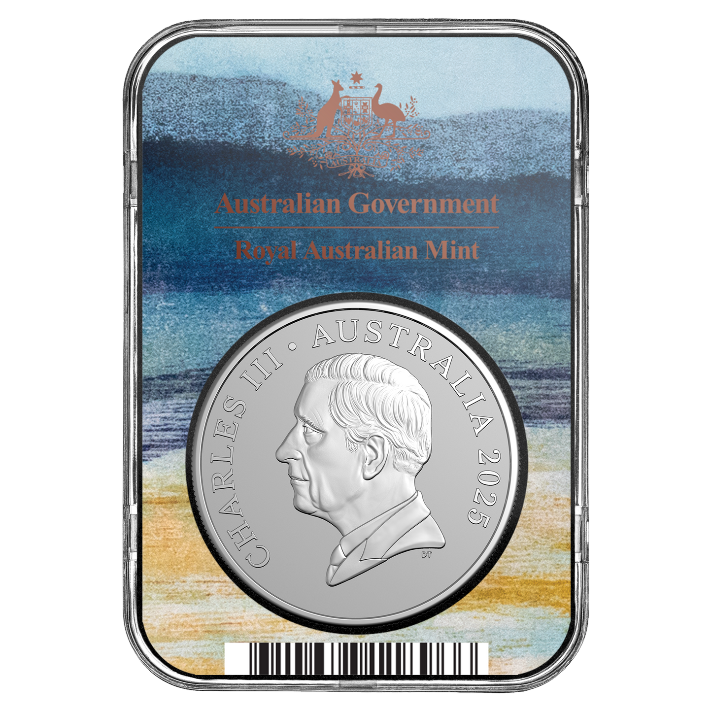 2025 RAM - Kangaroo Series - 1oz Fine Silver Frosted Uncirculated Coin