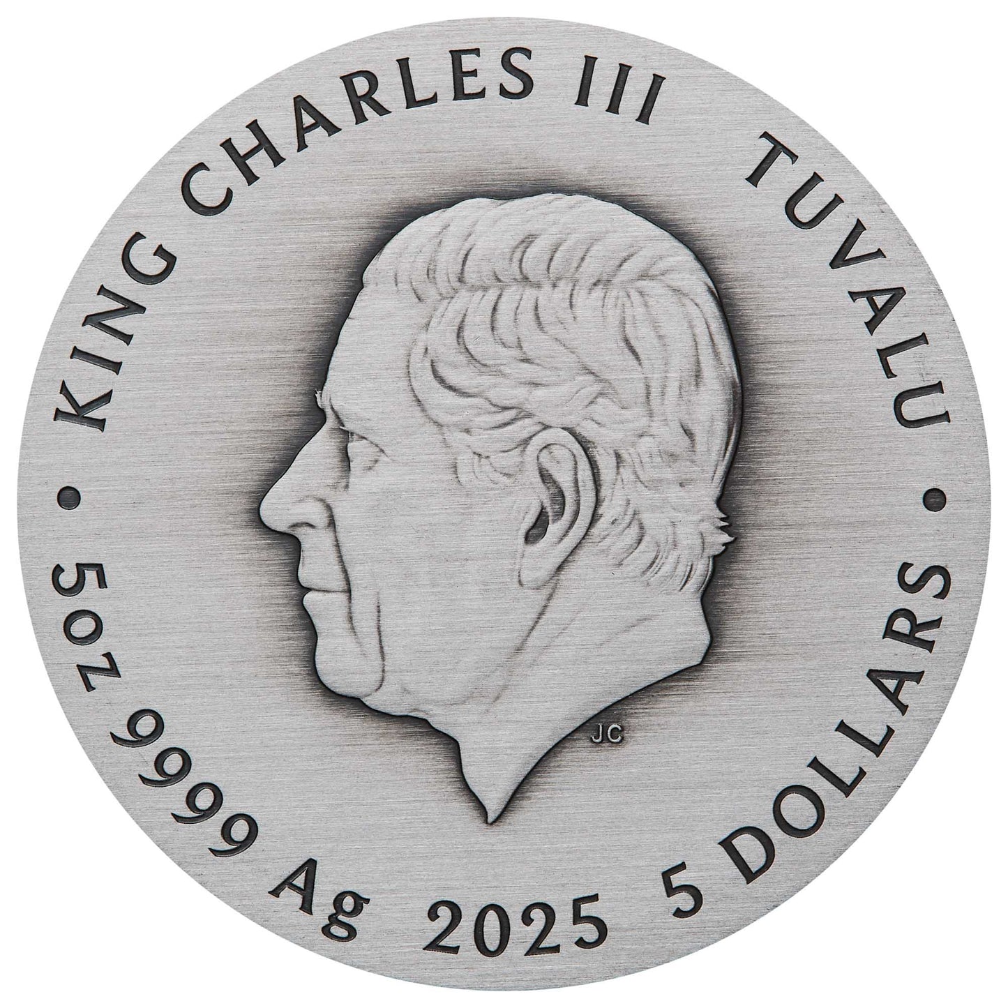 2025 Zodiac Signs and Goddesses 5oz Silver Antiqued Coloured Coin