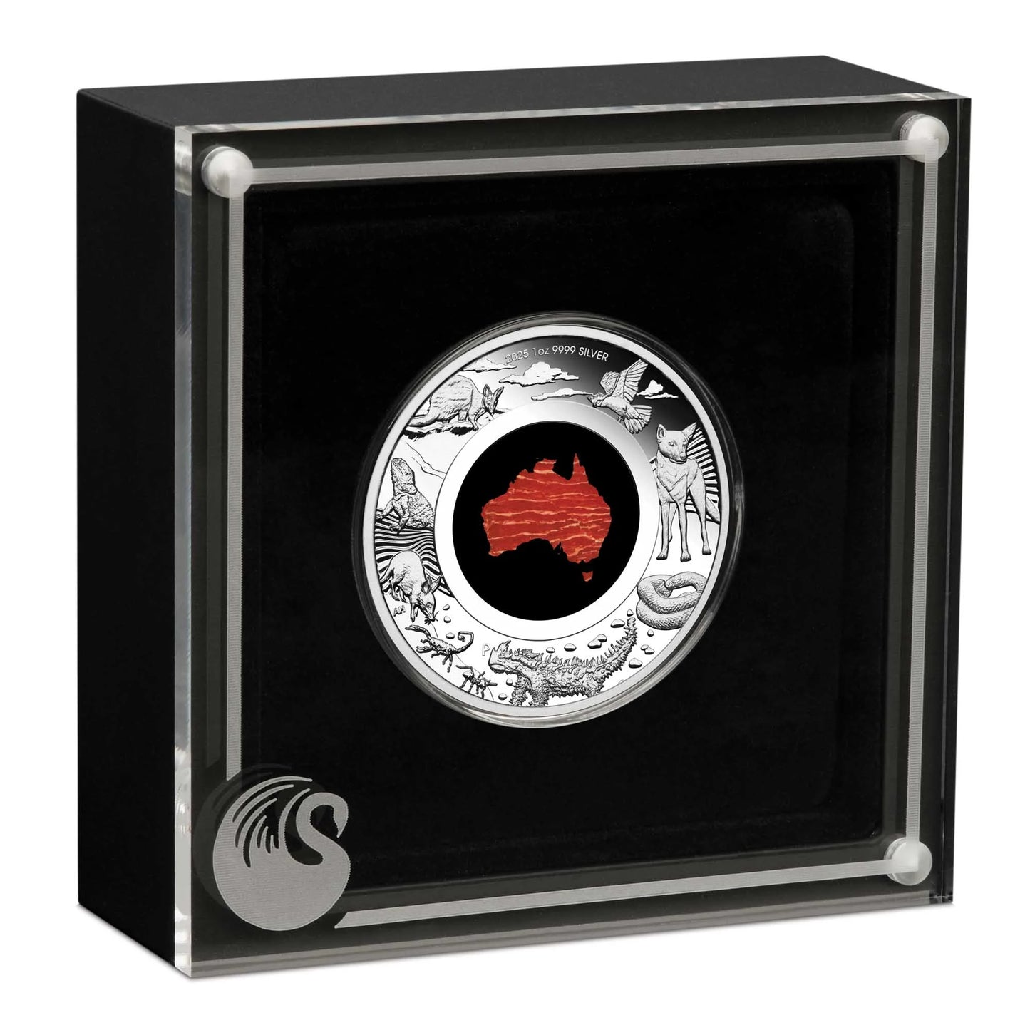 2025 Great Southern Land 1oz Silver Proof Snakeskin Jasper Coin
