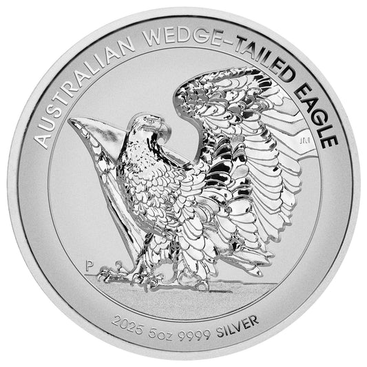 2025  Australian Wedge-tailed Eagle 5oz Silver Reverse Proof Ultra High Relief Coin