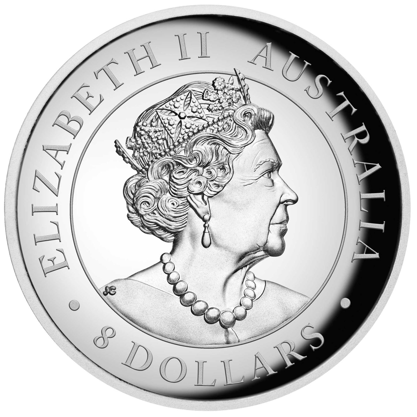 2022 PerthMint Australian Kookaburra 5oz Silver Incused Coin