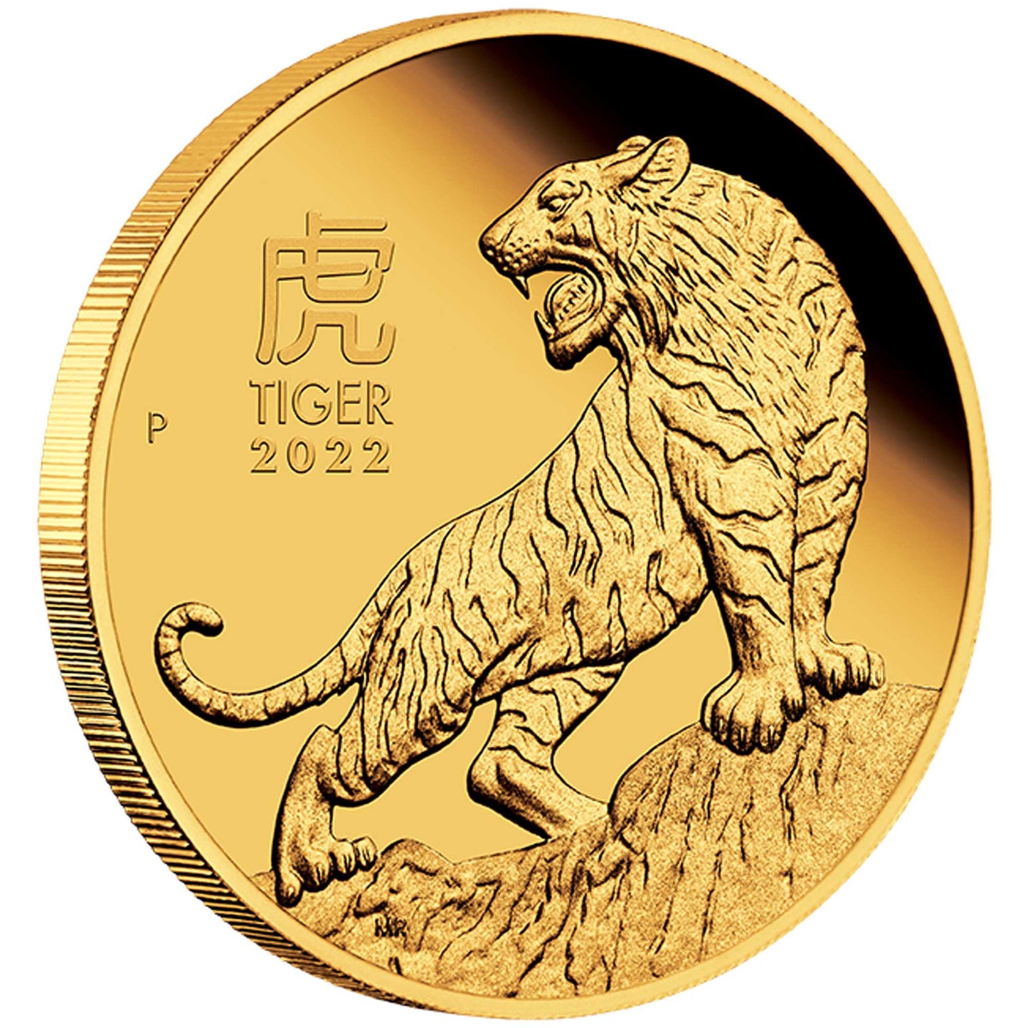 2022 Australian Lunar Series III Year of the Tiger 1/4oz Gold Proof Coin