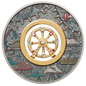 2025 Ferris Wheel 2oz Silver Antiqued Coloured Coin