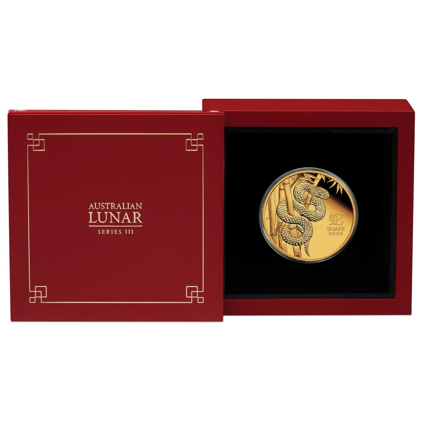 2025 Australian Lunar Series III Year of the Snake 1oz Gold Proof Coin