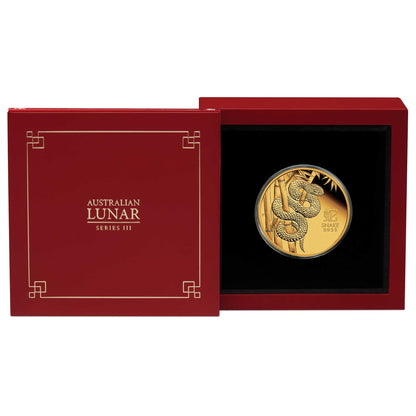 2025 Australian Lunar Series III Year of the Snake 1oz Gold Proof Coin