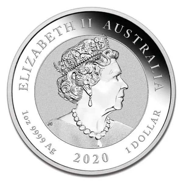 2020 $1 Quokka 1oz Silver Coloured Coin