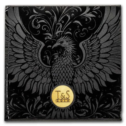 2023 Niue Phoenix 1 oz Silver Antiqued High Relief Colorized Coin