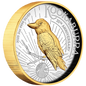 2025 Australian Kookaburra 35th Anniversary 2oz Silver Proof High Relief Gilded Coin