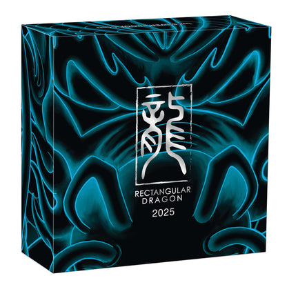 2025 Dragon 1oz Silver Proof Rectangular Coin