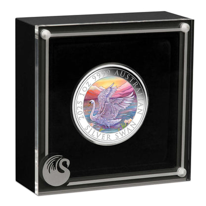 2025 Australian Swan 1oz Silver Coloured Coin