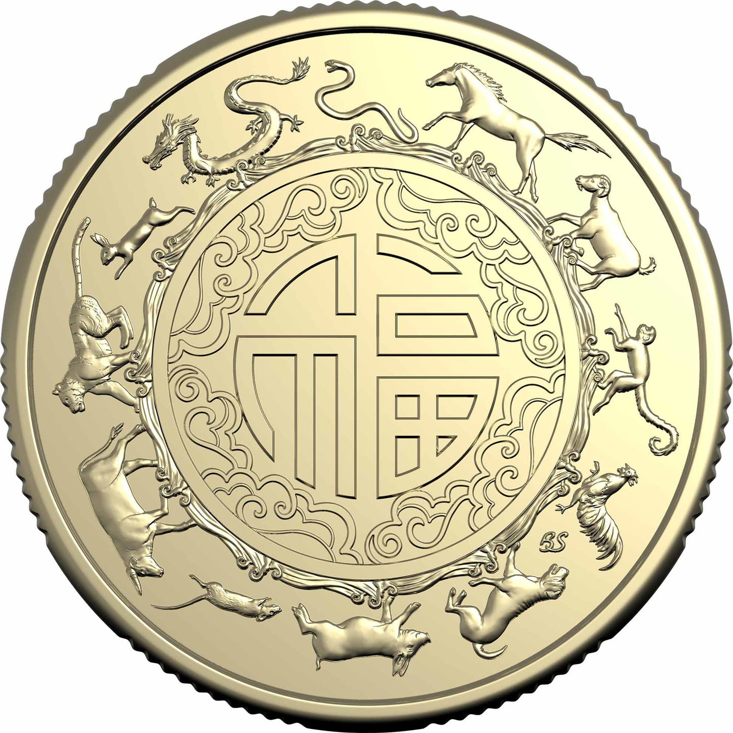 2025 Royal Australian Mint  $1 Australia Lunar Year of the Snake Two-Coin UNC