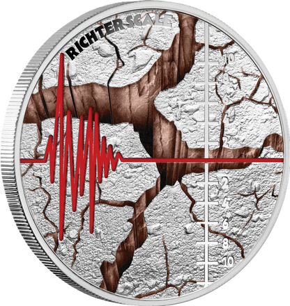 2025 Richter Scale 90th Anniversary $1 1oz Silver Proof Coin