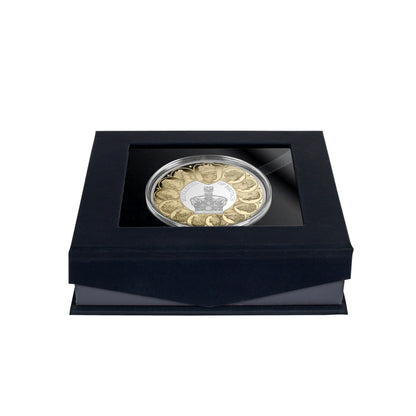 Monarchs of Britain 2025 $1 Gold-plated 1oz Silver Proof Coin