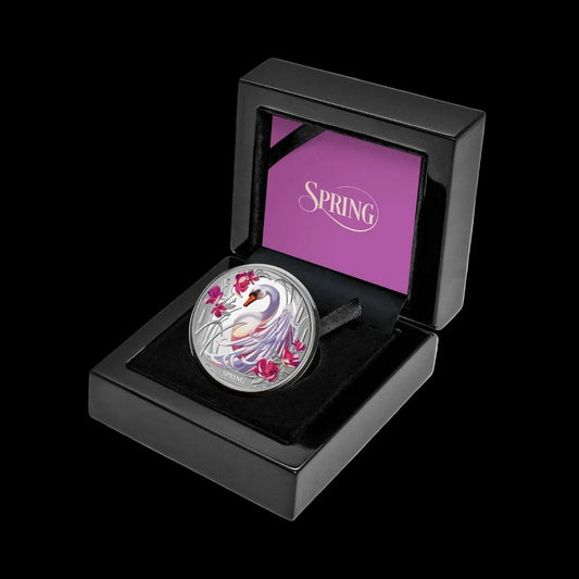 2024 Niue Seasons Spring 1oz Silver Coloured Proof Coin