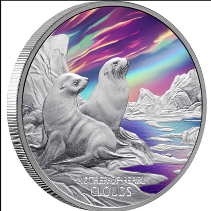 2025 Mother-of-Pearl Clouds 1oz Silver Proof Coloured Coin