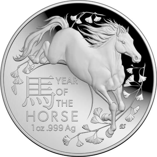 2026 RAM Year of the Horse 1oz Silver Proof Domed Coin