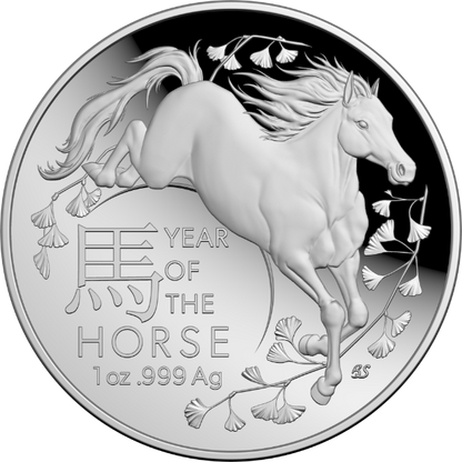 2026 RAM Year of the Horse 1oz Silver Proof Domed Coin