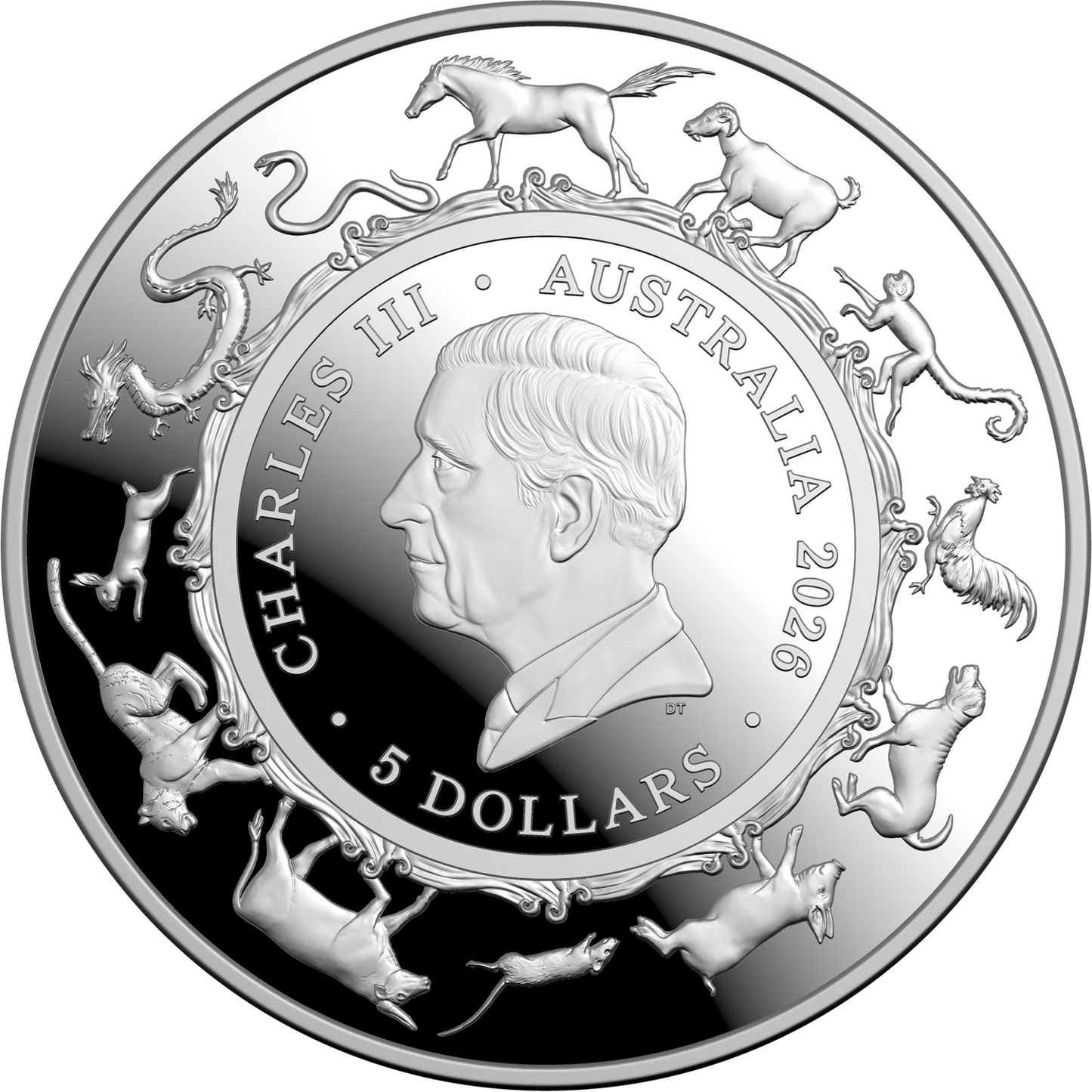 2026 RAM Year of the Horse 1oz Silver Proof Domed Coin