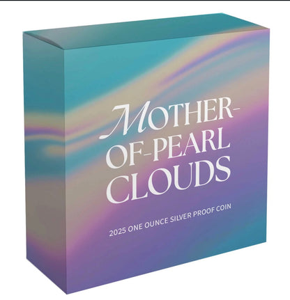 2025 Mother-of-Pearl Clouds 1oz Silver Proof Coloured Coin