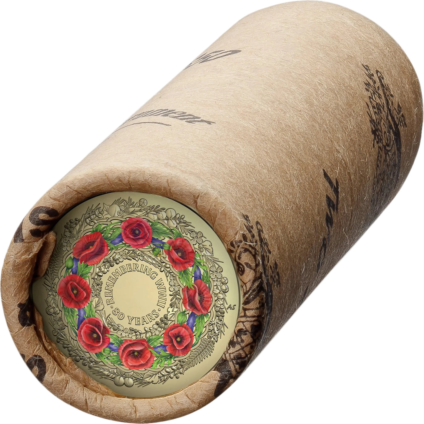 2025 RAM 80th Remembering the Second World War $2 Coloured Coin Roll