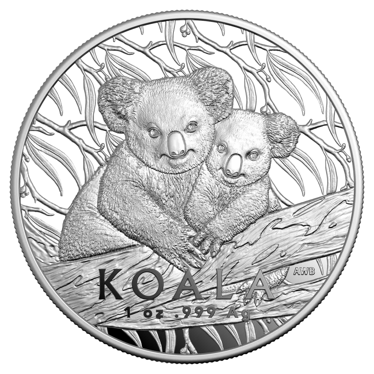 2025 RAM Koala Series 1oz Silver High Relief Proof Coin